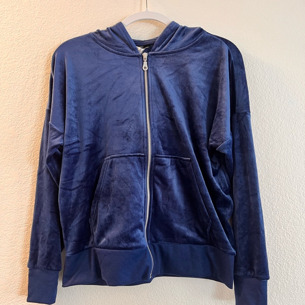 Felina Plush Blue Hoodie